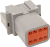 Namz - DR-8G - Deutsch Receptacle - 8 Pin - Gray