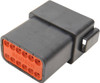Namz - DR-12B - Deutsch Receptacle - 12 Pin - Black