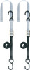 Powertye Mfg. - 23624 - Soft-Tye Tie-Downs - 1" x 5-1/2' - Silver