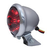 V-Twin LED Tail Light - Chrome w/ Smoked Lens