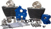 S&S Cycle - 310-1103B - 128" Power Package - Chain Drive - Wrinkle Black with Highlighted Fins - 114"/117" M8