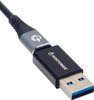 Ridepower - RPUSBUSBCADPT - Male USB to Female USB-C Adapter - Power - Compact - Black