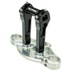 Slyfox - SF-1003-06-B - Handlebar Riser Kit - Straight - 1-1/8" Clamping - 6" Rise - Black
