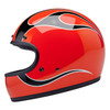 Biltwell - Competition Orange Flames Gringo Helmet