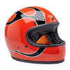 Biltwell - Competition Orange Flames Gringo Helmet