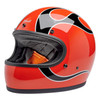Biltwell - Competition Orange Flames Gringo Helmet