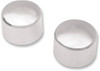 Drag Specialties - 02140374 - Axle Caps - Chrome - Front - Pair