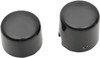 Drag Specialties - 02141237 - Axle Caps - Black - Rear - Pair - '00-'07 Softail