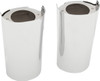Drag Specialties - 04110117 - Fork Slider Covers - Extended +2" (8.5") - Chrome