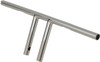 Drag Specialties - 06014215 - 1" T-Bar - Dimpled - Straight - 6" - Chrome