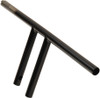 Drag Specialties - 06014219 - 1" T-Bar - Dimpled - Straight - 8" - Black
