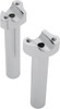 Drag Specialties - 06020401 - Forged Aluminum Handlebar Risers - Straight - 6-1/2" - Chrome
