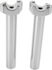Drag Specialties - 06020402 - Forged Aluminum Handlebar Risers - Straight - 8" - Chrome