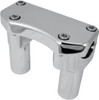 Drag Specialties - 06020586 - Handlebar Riser & Top Clamp Kit - 3" - Buffalo - Chrome