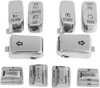 Drag Specialties - 06160130 - Switch Cap Kit - Audio/Cruise - Chrome
