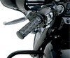Drag Specialties - 06300774 - Custom Rubber Grips - Hotop - Black/Rubber