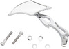Drag Specialties - 06400035 - Mirror - Gothic/Flame - Side View - Diamond - Chrome - Left - Each