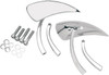Drag Specialties - 06400082 - Mirrors - Side View - Teardrop - Chrome - Right/Left - Pair