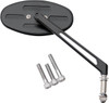 Drag Specialties - 06400287 - Mirror - Stealth I - Side View - Oval - Black