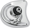 Drag Specialties - 06400651 - Mirror - Side View without Blind Spot - Half-Moon - Chrome