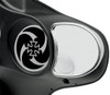 Drag Specialties - 06400652 - Mirror - Side View w/Blind Spot - Half-Moon - Chrome