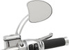 Drag Specialties - 06401098 - Mirrors - Side View - Tapered - Chrome - Long Stem - Pair