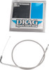 Drag Specialties - 06500291 - Stainless Braided Throttle Cable - 30"