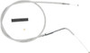 Drag Specialties - 06500289 - Stainless Braided Throttle Cable - 28-3/4"