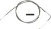 Drag Specialties - 06501081 - Stainless Braided Throttle Cable - 58"