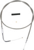 Drag Specialties - 06501079 - Stainless Braided Throttle Cable - 56"