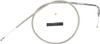 Drag Specialties - 06510101 - Stainless Braided Idle Cable - 31-3/4"
