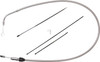 Drag Specialties - 06522852 - Quick Connect Clutch Cable - Upper - 47" - Stainless Steel