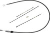 Drag Specialties - 06522860 - Quick Connect Clutch Cable - Upper - 45" - Black/Chrome