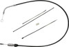 Drag Specialties - 06522867 - Quick Connect Clutch Cable - Upper - 39" - Black/Chrome