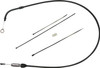 Drag Specialties - 06522886 - Quick Connect Clutch Cable - Upper - Bent Tube - 39" - Black/Black
