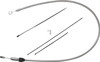 Drag Specialties - 06523063 - Quick Connect Clutch Cable - Upper - 33" - Stainless Steel