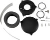 Drag Specialties - 10102692 - High Performance 6" Dragtron™ II Air Cleaner Kit - Black