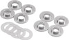 Drag Specialties - 10120005 - Breather Bolt Washer Kit - Dyna/FXR/Softail/Sportster/Touring/Trike