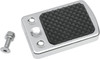 Drag Specialties - 16100134 - Brake Pedal Pad - Chrome - FL