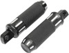 Drag Specialties - 16201333 - Custom Footpegs - Black Cut