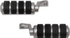 Drag Specialties - 16201838 - Soft Ride Foot Pegs - Large - Chrome - XL