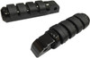 Drag Specialties - 16201848 - Soft Ride Foot Pegs - Large - Black - FL/FX