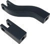 Drag Specialties - 16202507 - Passenger Peg Mount - Footpeg Supports - Black - FXD