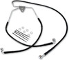 Drag Specialties - 17412513 - Brake Line - Front - Black - +10"