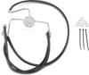 Drag Specialties - 17412524 - Brake Line - Front - Black - +8"