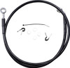 Drag Specialties - 17412527 - Brake Line - Front - Black - +2" - '04-'10 XL