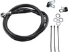 Drag Specialties - 17412554 - Brake Line - Front - Black - +8"