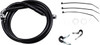 Drag Specialties - 17412559 - Brake Line - Front - Black - +6" - FXD '00-'05