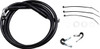 Drag Specialties - 17412561 - Brake Line - Front - Black - +10" - FXD '00-'05