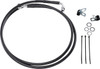 Drag Specialties - 17412585 - Brake Line - Front - Black - +10"